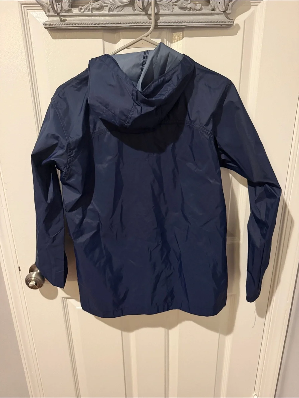 Kids Columbia Navy Hooded Packable Wind Jacket